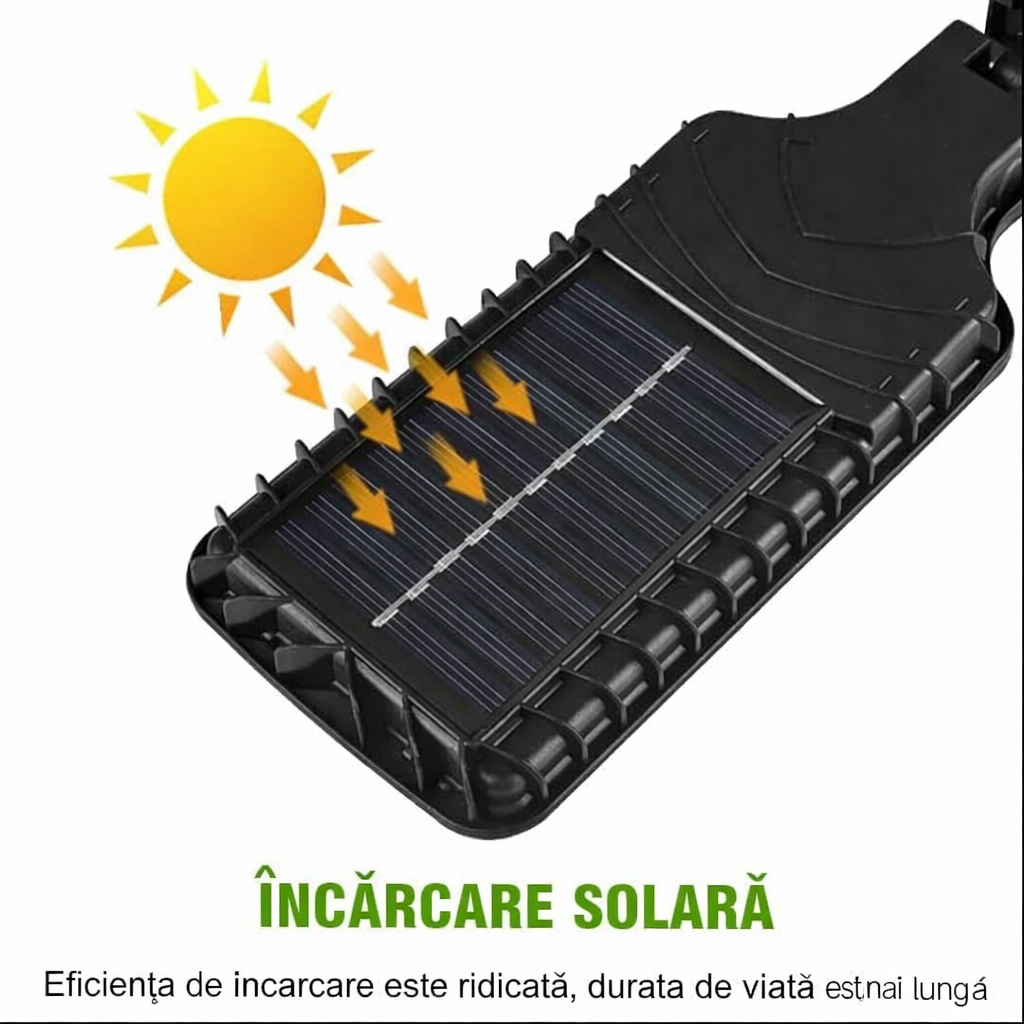Lampă Solară LED Profesională cu Senzor de Mișcare