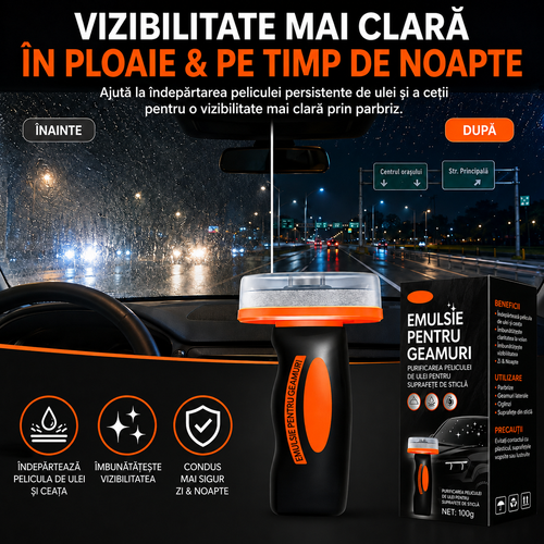 Soluție pentru Curățare Parbriz
